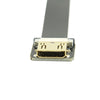 90 Degree Down Angled Micro Male to Mini HDMI Female FPV Use FPC Flat Cable