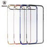 Baseus Shining Series Ultra Slim Soft Clear Panel Electroplate Plating TPU Case Cover for iPhone 7 Plus
