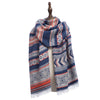 National Wind Overlength Geometry Print Pashmina Scarf for Ladies