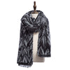 Vintage Rhombus Printed Ladies Warm Scarf