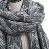 Vintage Rhombus Printed Ladies Warm Scarf
