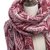 Vintage Rhombus Printed Ladies Warm Scarf