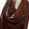 Oversize Grid Design Double Faced Ladies Warm Scarf