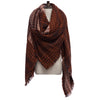 Oversize Grid Design Double Faced Ladies Warm Scarf
