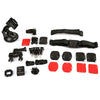 Original Dazzne KT-105 Action Camera Accessory Kit for GoPro Hero 3 / Head Strip Suction Cup Bracket Bike Handlebar Holder Battery