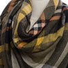Oversize Grid Design Double Faced Warm Scarf for Ladies