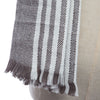 Stylish Stripe Tassel Double Faced Ladies Warm Scarf