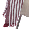 Stylish Stripe Tassel Double Faced Ladies Warm Scarf