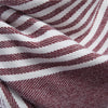 Stylish Stripe Tassel Double Faced Ladies Warm Scarf