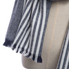 Stylish Stripe Tassel Double Faced Ladies Warm Scarf