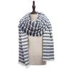 Vintage Oversize Stripe Knitting Ladies Warm Scarf