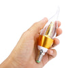 E14 85 - 265V 3W 110LM SMD 2835 LED Candle Bulb Light Babysbreath Lamp