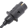T23489 7 Pin Trailer Wiring Connector N-type Plastic Plug 150CM Spring Cable