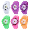 OTS T1166L Kids Quartz Watch 50m Water Resistance Plastic Band Sport Wristwatch