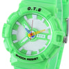 OTS T1166L Kids Quartz Watch 50m Water Resistance Plastic Band Sport Wristwatch