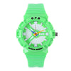 OTS T1166L Kids Quartz Watch 50m Water Resistance Plastic Band Sport Wristwatch