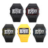 HOSKA H033B Children Digital Watch Alarm Chronograph Day LED Display Rectangle Dial 5ATM Wristwatch
