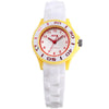 OTS 1171L Children Quartz Watch 5ATM Rotatable Bezel Luminous Pointer Slender Silicone Band Wristwatch