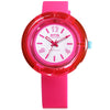 OTS T1179L Children Quartz Watch Donut Shape Case Silicone Band Luminous Pointer 5ATM Wristwatch