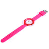 OTS T1179L Children Quartz Watch Donut Shape Case Silicone Band Luminous Pointer 5ATM Wristwatch