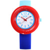 OTS T1179L Children Quartz Watch Donut Shape Case Silicone Band Luminous Pointer 5ATM Wristwatch