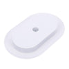 White Plate LED Human Body Induction Night Light Motion Sensor Bedroom Lamp