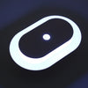 White Plate LED Human Body Induction Night Light Motion Sensor Bedroom Lamp