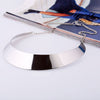 Punk Metal Moon Shape Choker Necklace