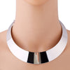 Punk Metal Moon Shape Choker Necklace
