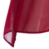 Brief Stand Collar Sleeveless Asymmetrical Chiffon Split Tank Top for Women