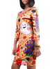 Halloween Printed Skinny Dress