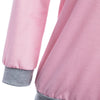 Trendy Round Collar Three Quarter Sleeve Color Block Spliced Women Blouse