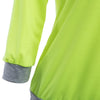 Trendy Round Collar Three Quarter Sleeve Color Block Spliced Women Blouse
