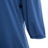 Trendy V-neck Cut Out Three Quarter Sleeve Pure Color Loose Women Blouse