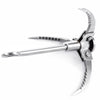 Outdoor Survival Climbing Three Claws Stainless Steel Foldable Grappling Hook