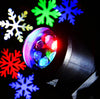 Lightme 110 - 240V 6W LED Waterproof Colorful Snowflake Light Landscape Projector Lamp