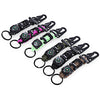 6 in 1 Multifunctional Outdoor Emergency Bracelet Rope Compass Keychain Bottle Opener