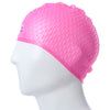 WHALE Unisex Adult Hair Ear Care Hat for Water Sport Waterproof Silicone Swimming Cap