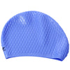 WHALE Unisex Adult Hair Ear Care Hat for Water Sport Waterproof Silicone Swimming Cap