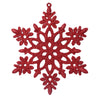 Christmas Glitter Snowflake Hanging Decorating Ornaments