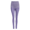 Casual Pure Color Stretchy Waist Pocket Pregnant Women Long Pants