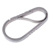 EDCGEAR Spring Clip Hook S-shape Keychain Double Gated Hang Buckle