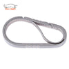 EDCGEAR Spring Clip Hook S-shape Keychain Double Gated Hang Buckle