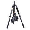 QZSD Q555 55.5 Inches Aluminium Alloy Camera Video Tripod Monopod with Quick Release Plate