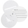 SHINETRIP 2pcs Aluminum Alloy Travel Plane Shape Suitcase Name Address Label Tag