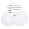 SHINETRIP 2pcs Aluminum Alloy Travel Plane Shape Suitcase Name Address Label Tag