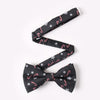 Christmas Crutch and Snowflake Bow Tie