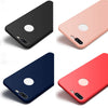 CAFELE Ultra Slim Frosted Soft Touch Flexible Silicone Solid Color Protective Back Cover for iPhone 7 Plus 5.5 inch