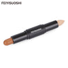 FEIYISUOSHI Magic Double Head Shadow Stick Stereo Bronzing Face Cream Highlight Bar