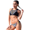 Scoop Neck Tribal Printed Bikini Set
